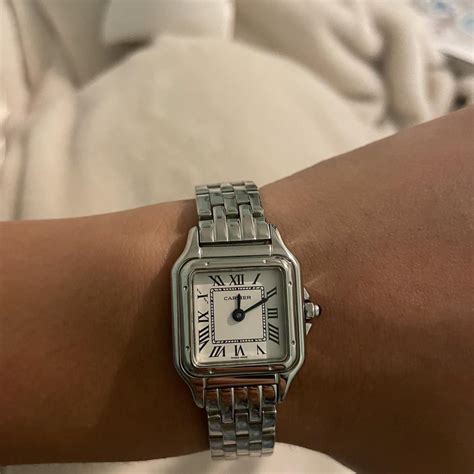 gold and silver cartier watch amazon dupe|knockoff cartier panthere watch.